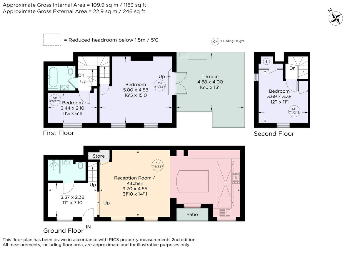 Vale House, Vale of Health, London, floorplan