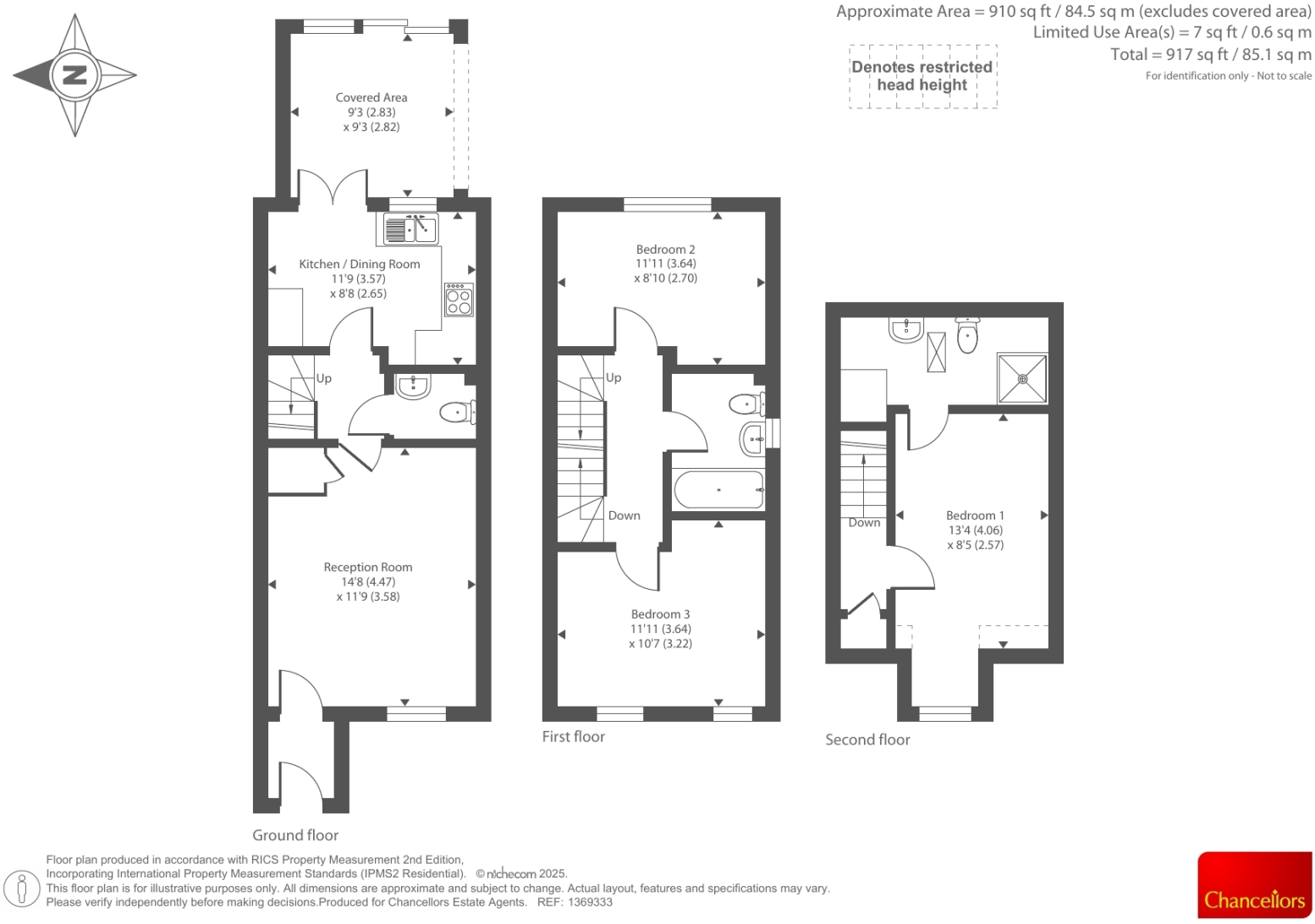 Bushton Close, Coate, Swindon floorplan