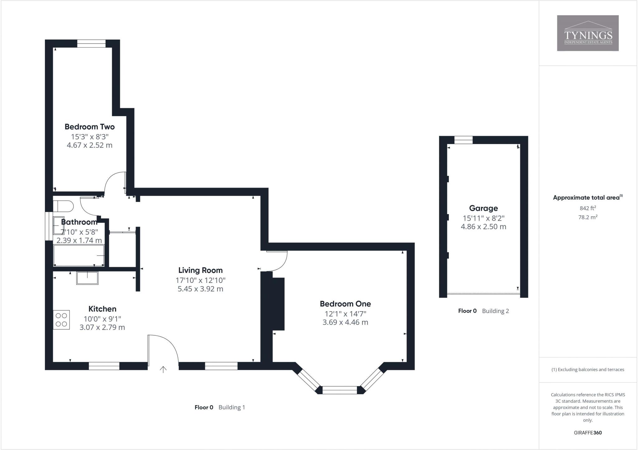 The Avenue, Combe Down, Bath floorplan