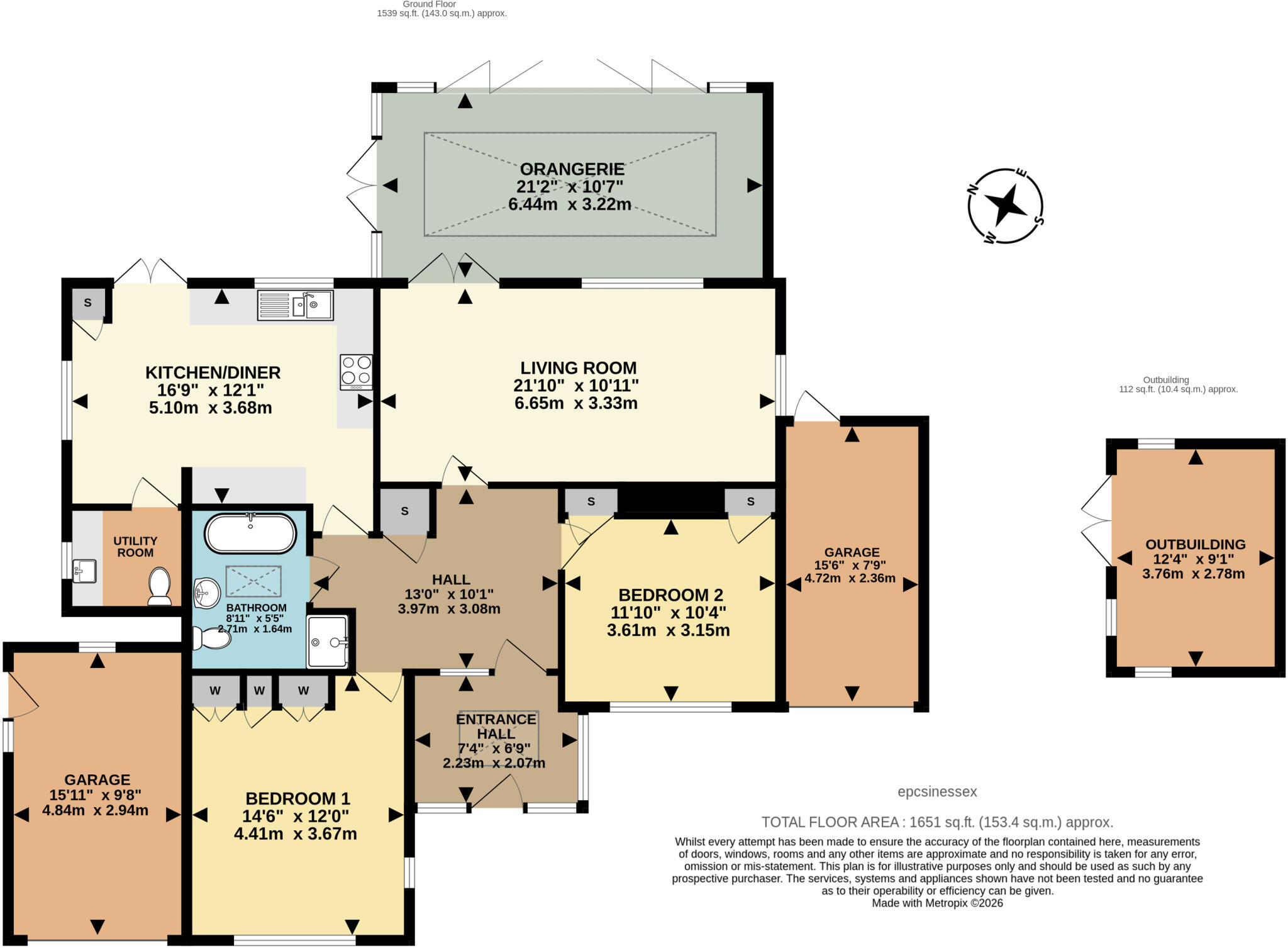 Great Berry Farm Chase, Langdon Hills, Basildon, Essex floorplan