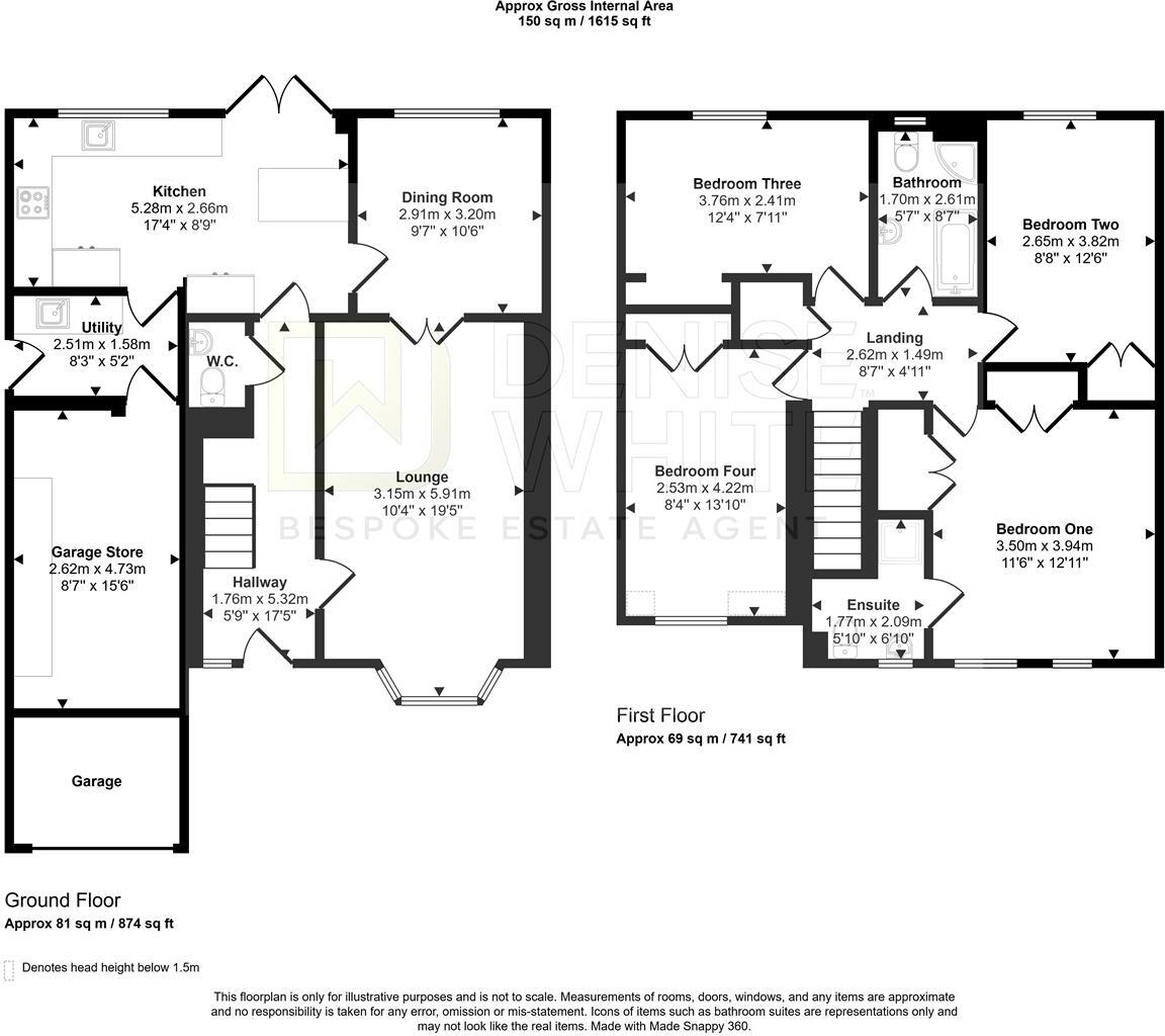 24, Cheddleton Park Avenue, Staffordshire floorplan