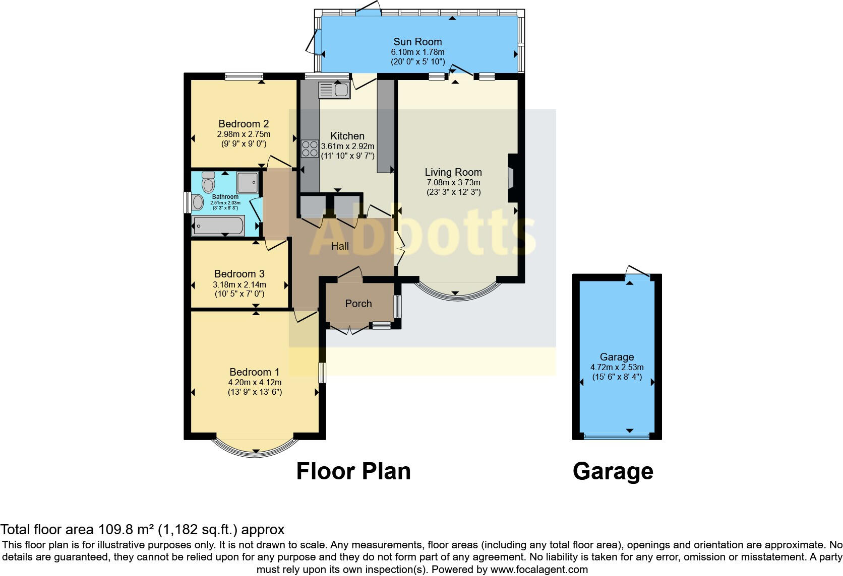 Roedean Gardens, Wick Estate, Southend-On-Sea, Essex, SS2 floorplan