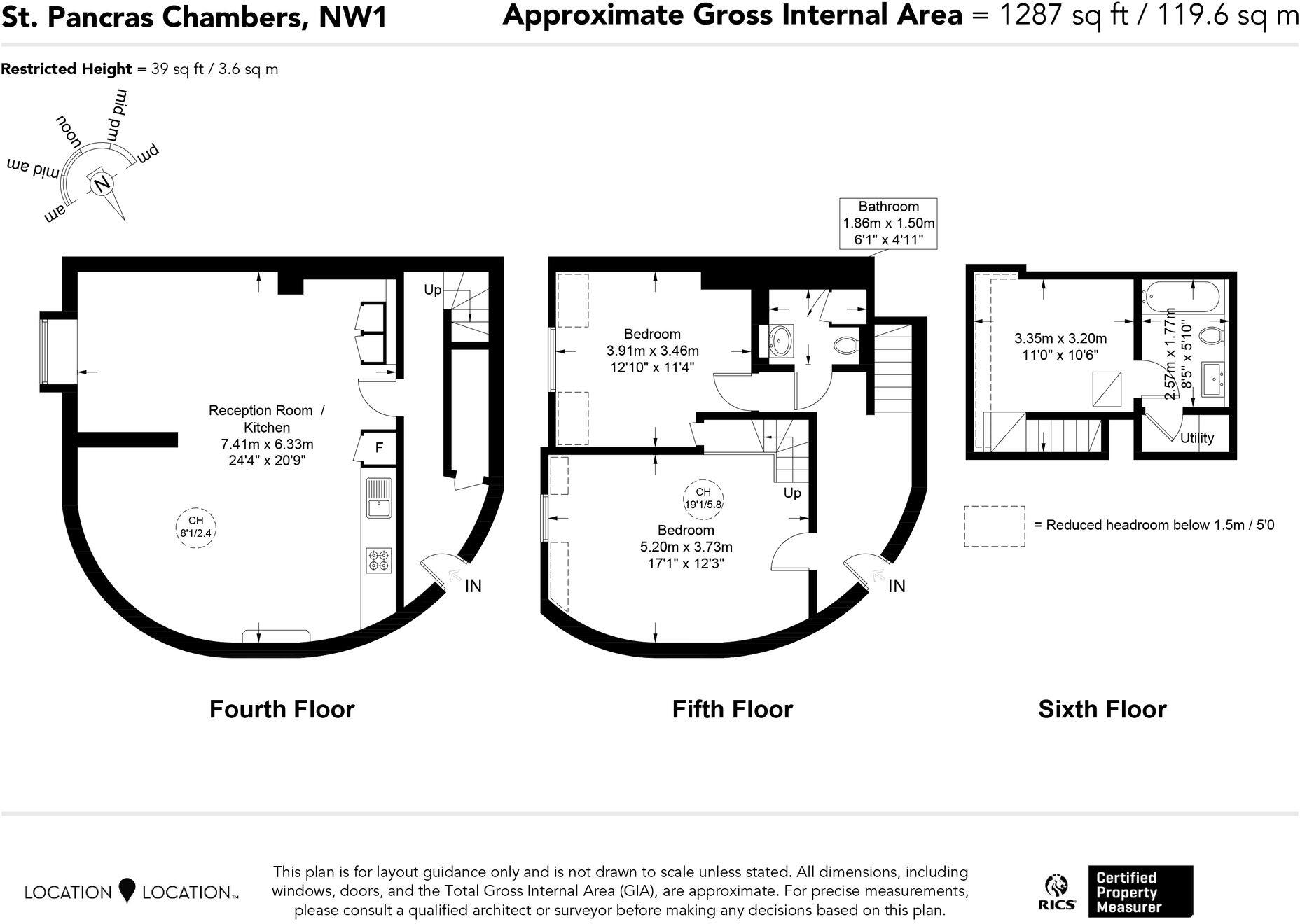 St. Pancras Chambers, NW1 floorplan