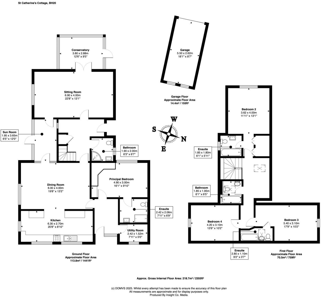 Milton Abbas, Dorset floorplan
