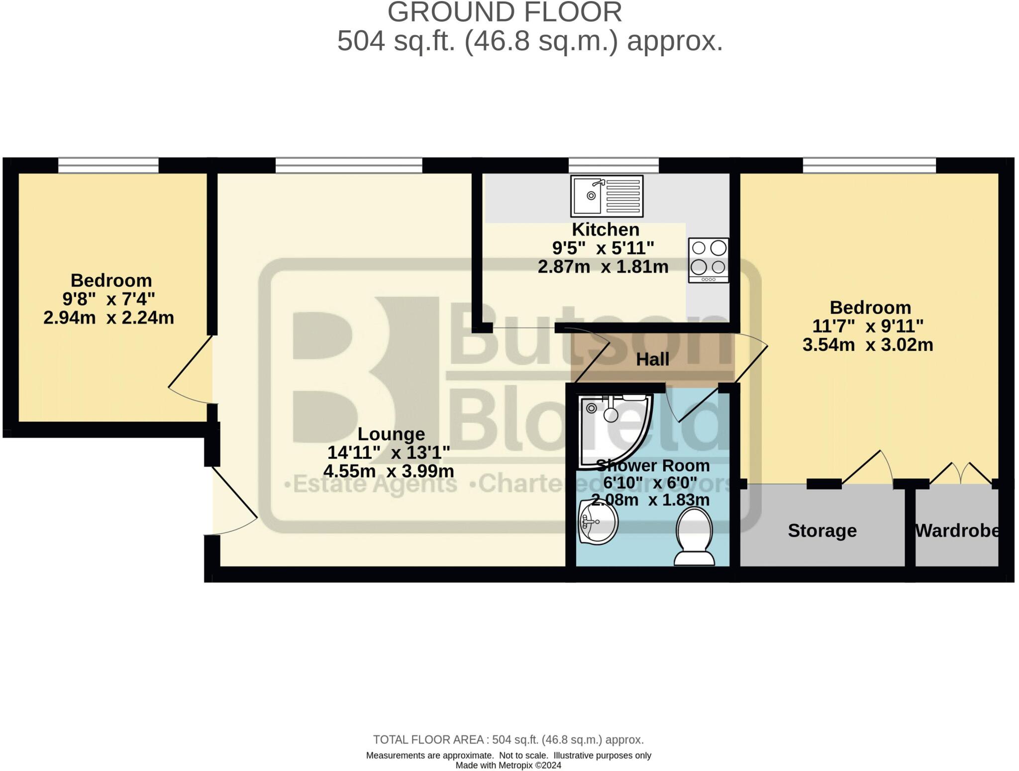 Fylde Court, Knott End, Poulton-Le-Fylde, FY6 0BD floorplan