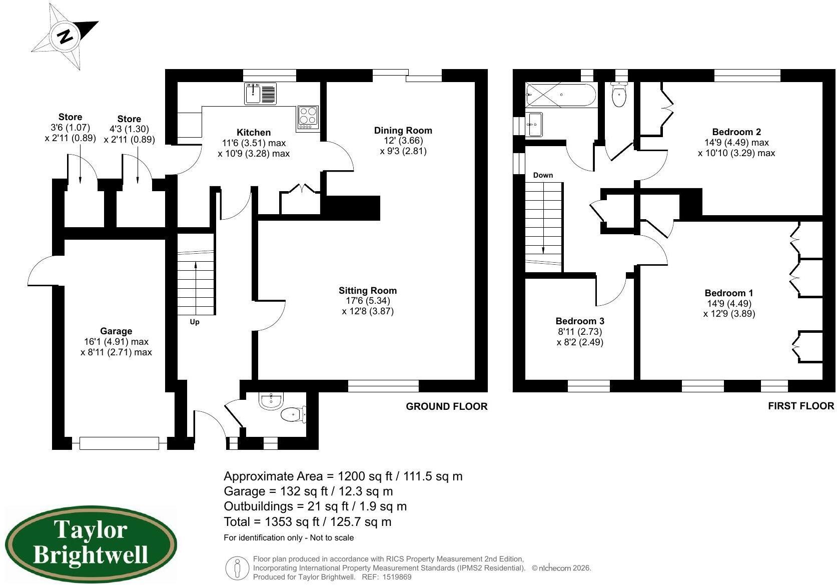 Larkway, Brickhill floorplan