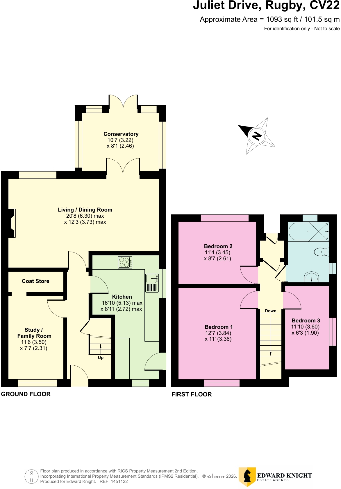 Juliet Drive, Woodlands, Rugby floorplan