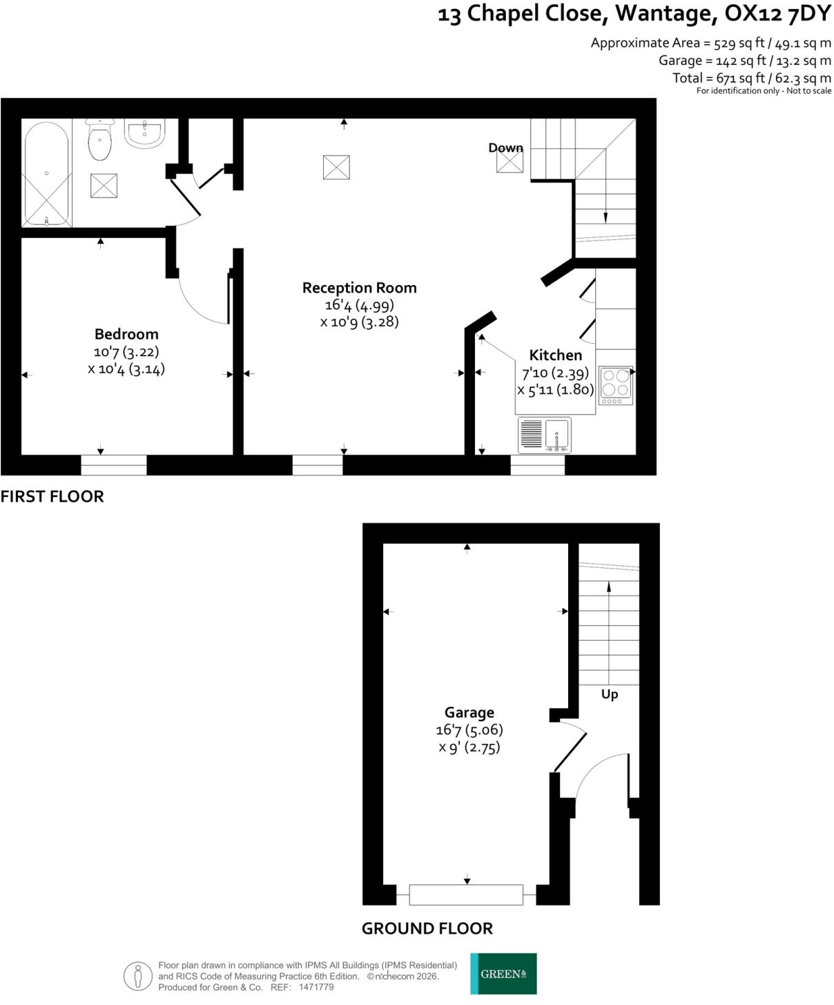 Chapel Close, Wantage floorplan