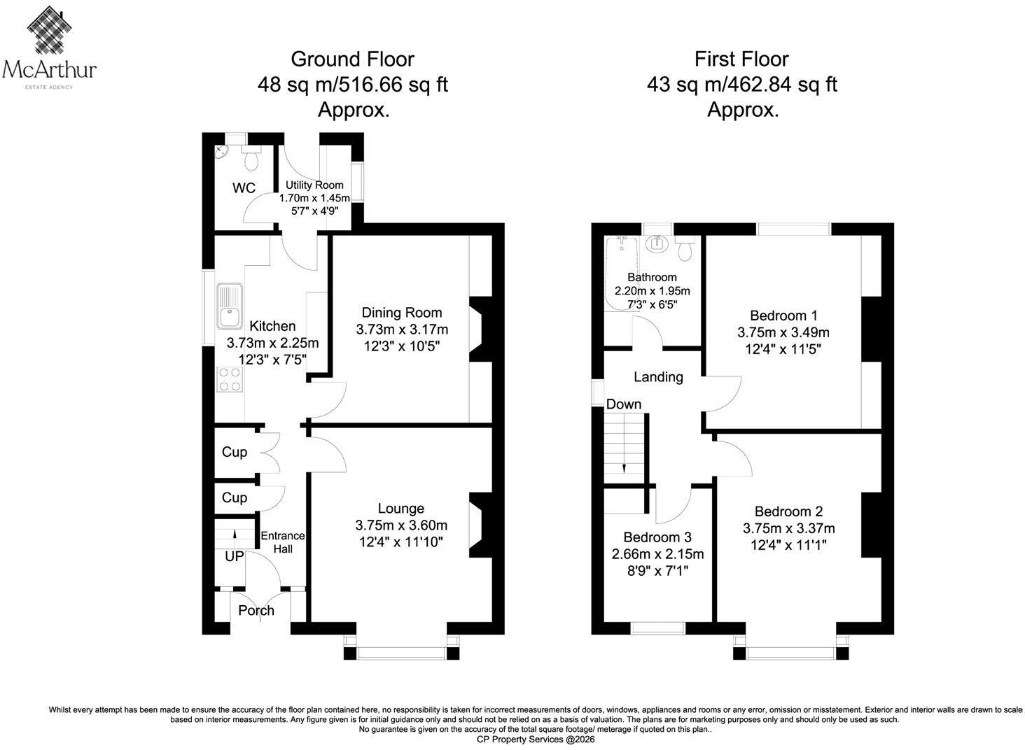 Zetland Road, Doncaster, South Yorkshire, DN2 floorplan
