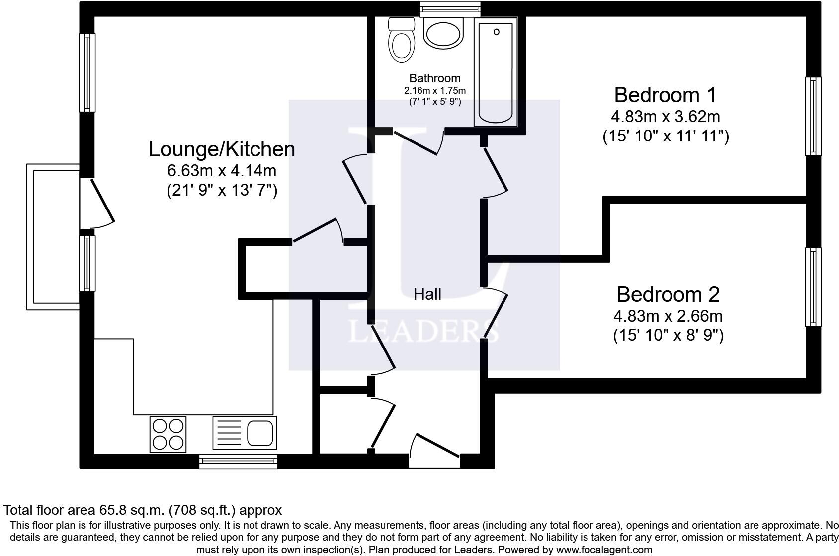 Vespasian Road, Fairfields, Milton Keynes, MK11 floorplan