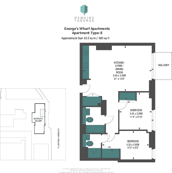 Hawkins & George, Bristol Bristol BS1 floorplan