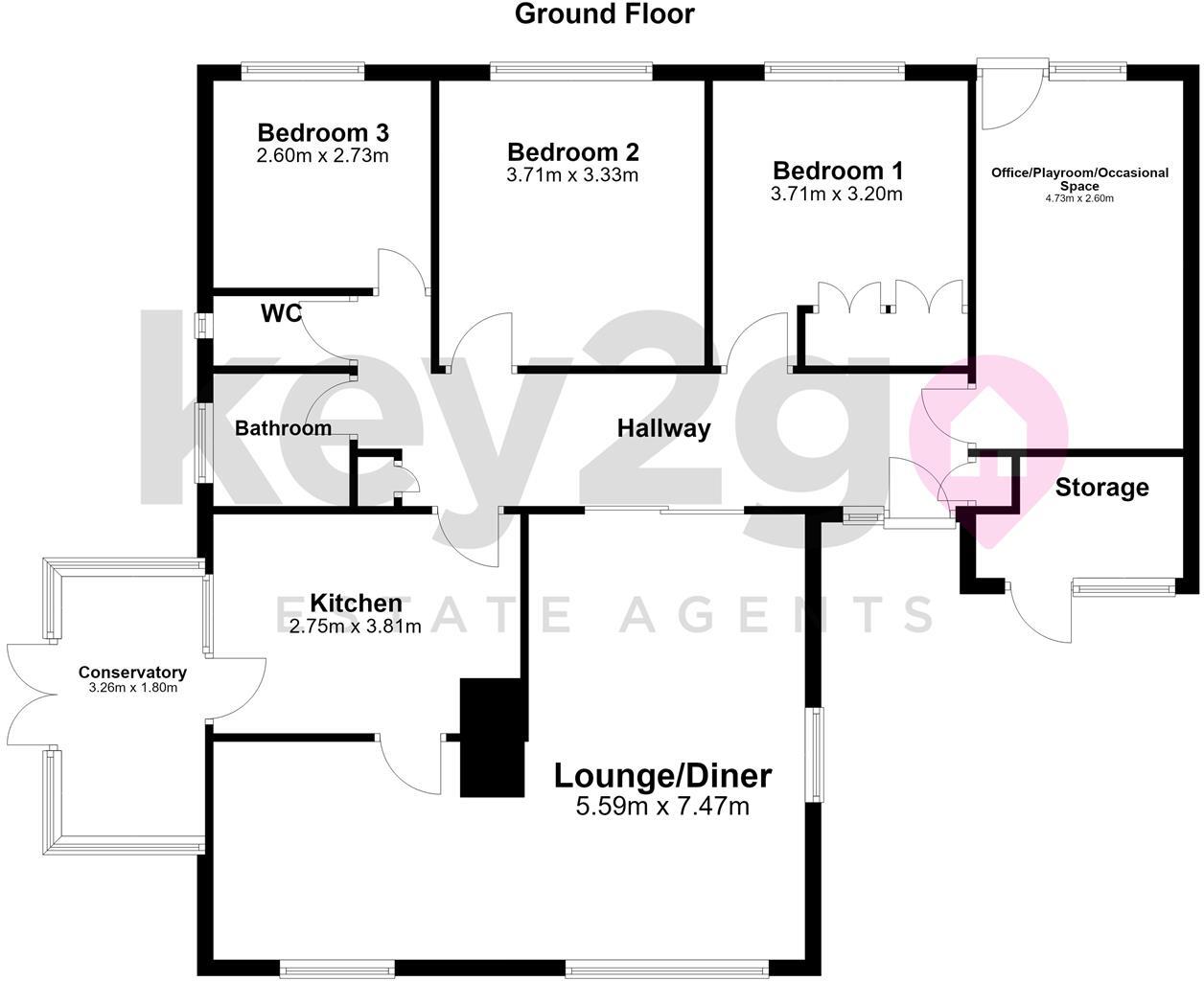 Aughton Road, Swallownest, Sheffield, S26 floorplan