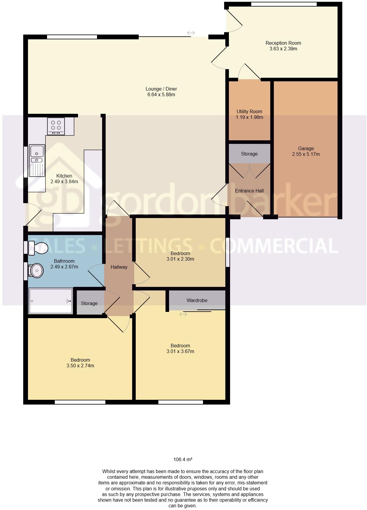 Lavender Way, Broadstone floorplan