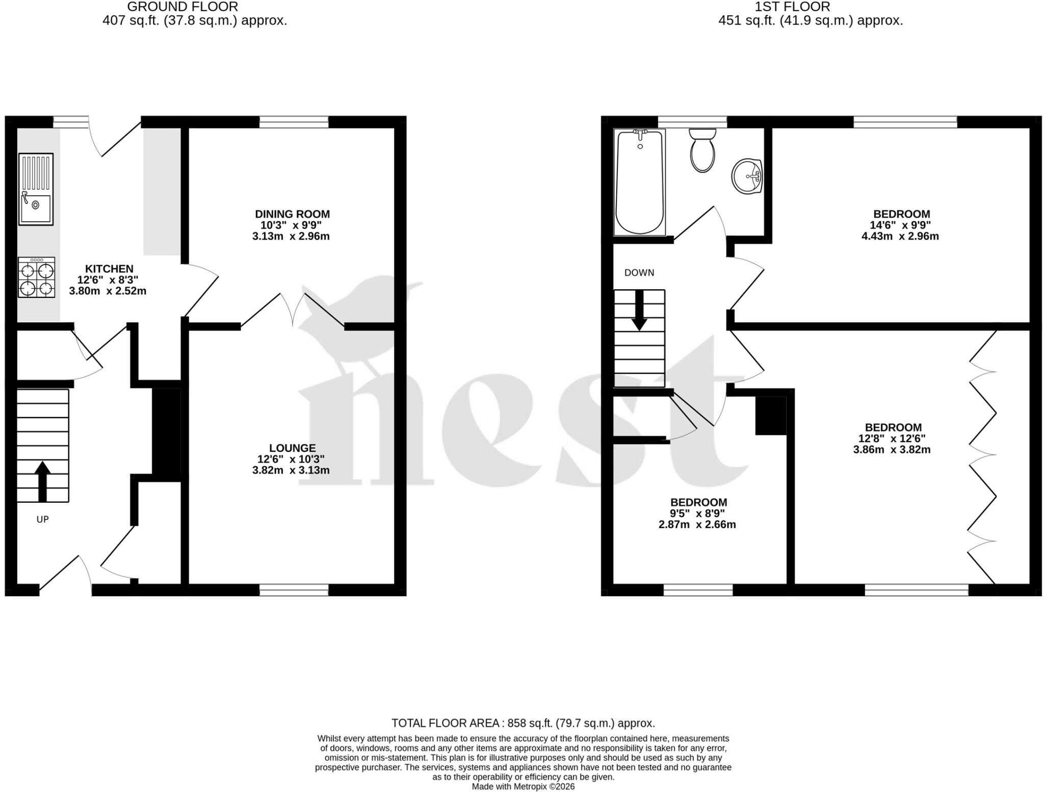 Chantry Close, Taunton floorplan