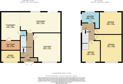 Sunnymede Drive, Liverpool, L31 floorplan