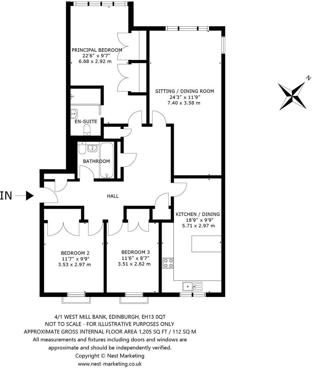 West Mill Bank, Edinburgh, EH13 floorplan