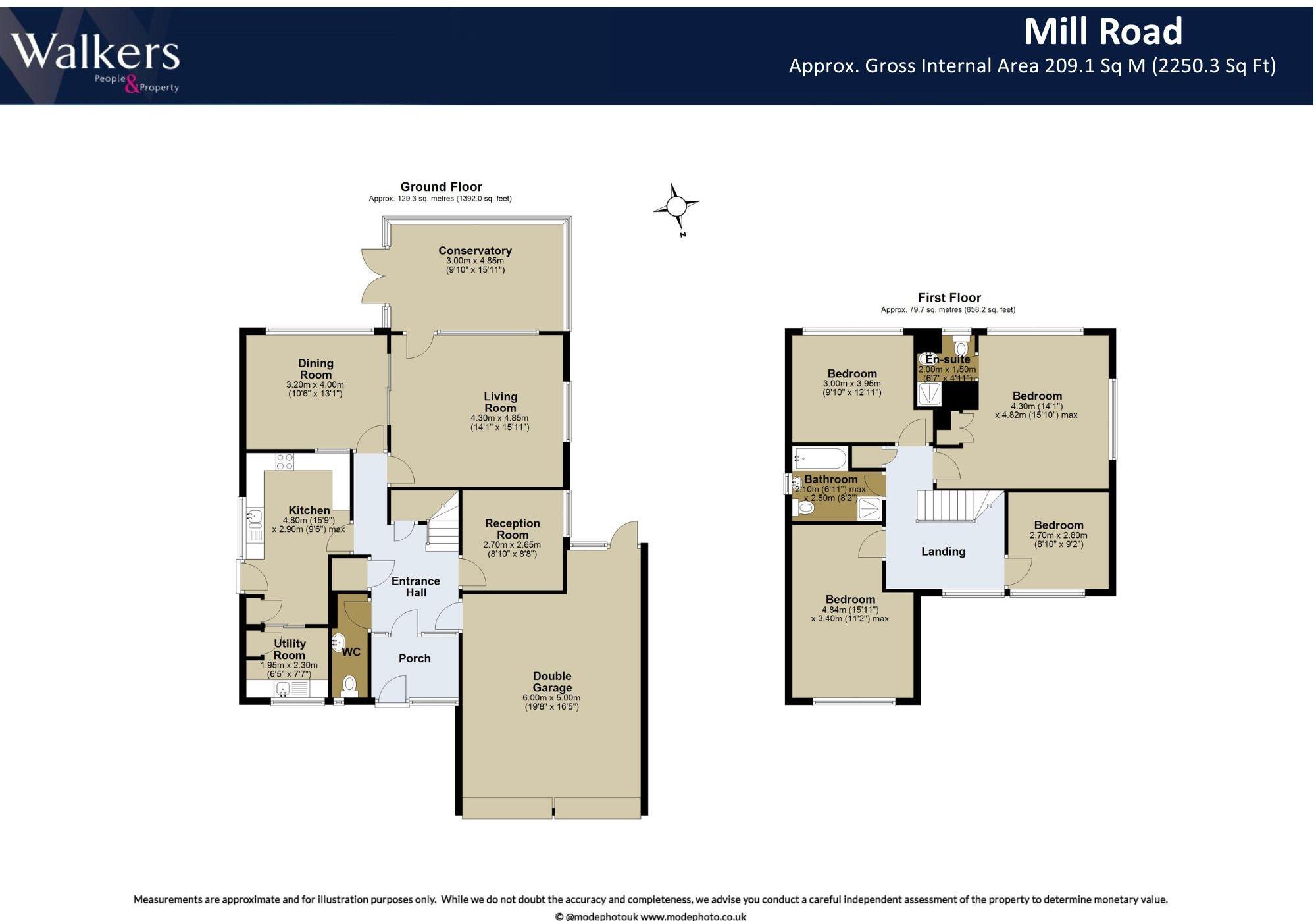 Mill Road, Stock floorplan
