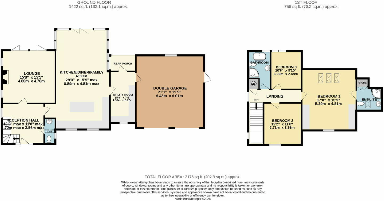 4, The Paddock, Lichfield Road, Abbots Bromley, Staffordshire, WS15 3FG floorplan