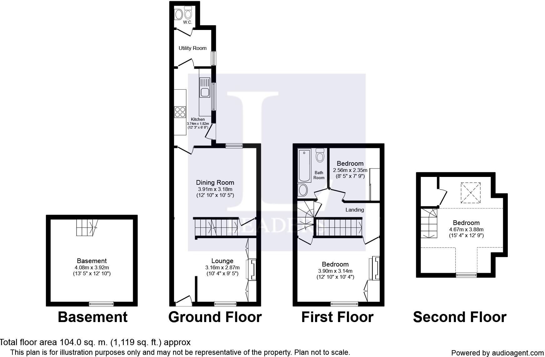 Orchard Street, Chichester, West Sussex floorplan