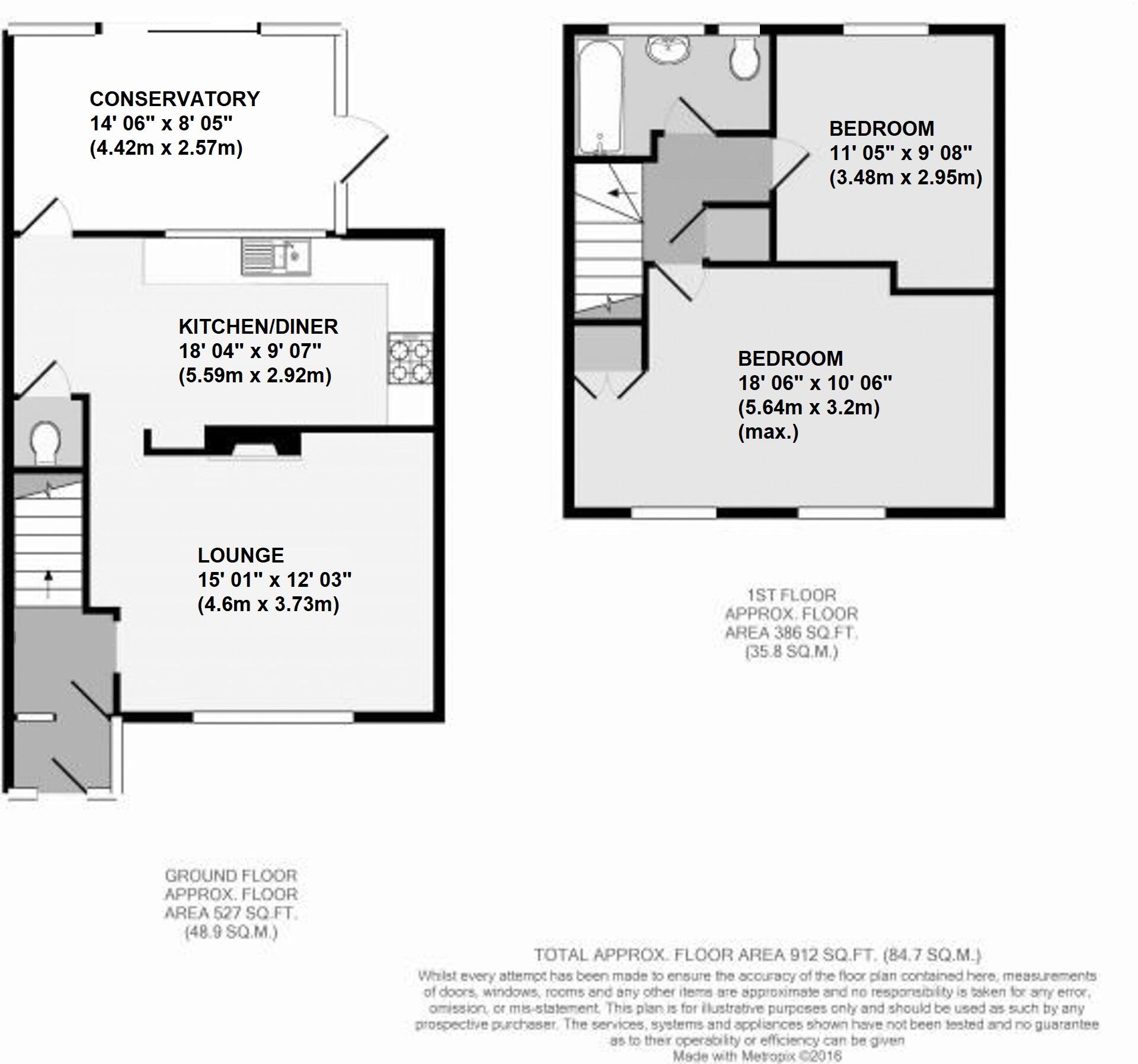 Broomwood Road, Orpington floorplan