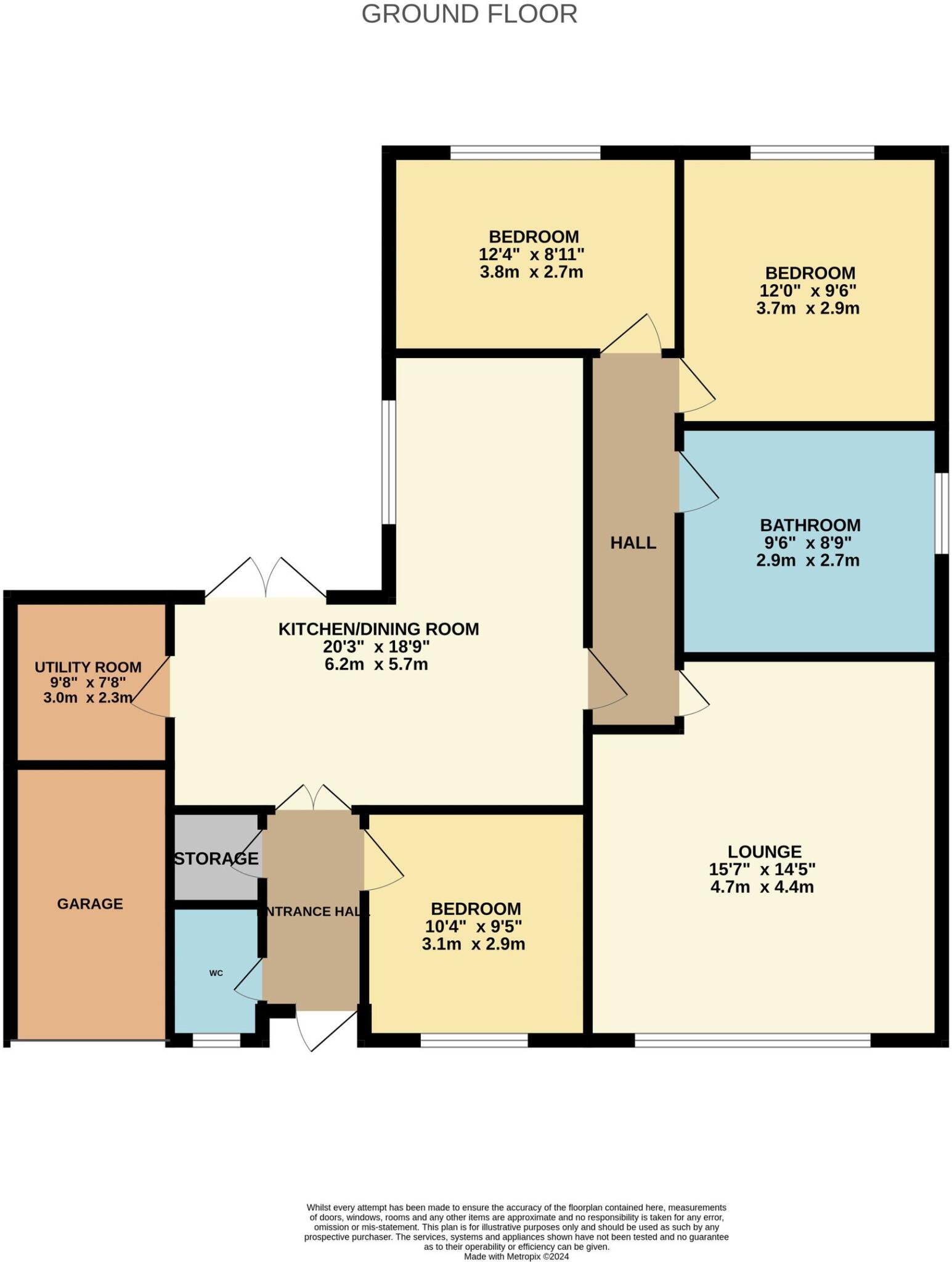 45, Garstang Drive, Seddons Farm, Bury BL8 floorplan