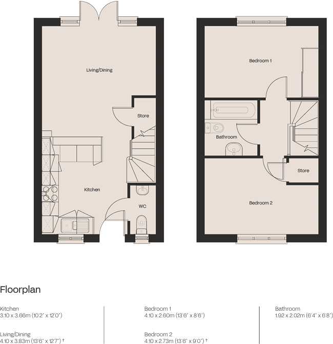 Rothwell Close, Sutton In Ashfield, Nottinghamshire floorplan