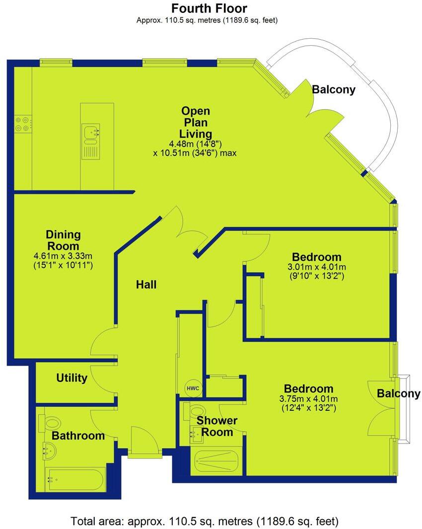 Western Terrace, The Park, Nottingham floorplan