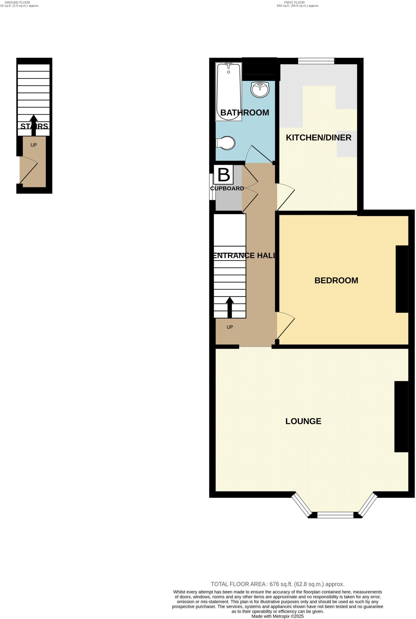 Bedford Road, Weston-Super-Mare floorplan