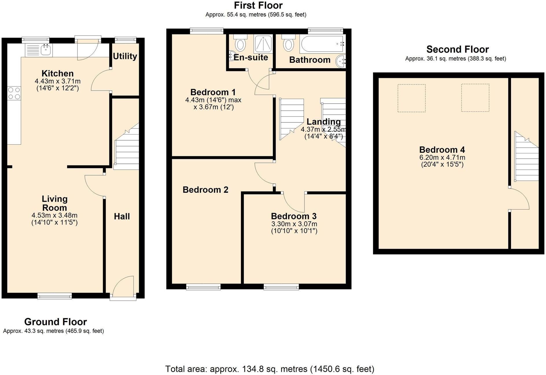 Colne Road, Earby, BB18 floorplan