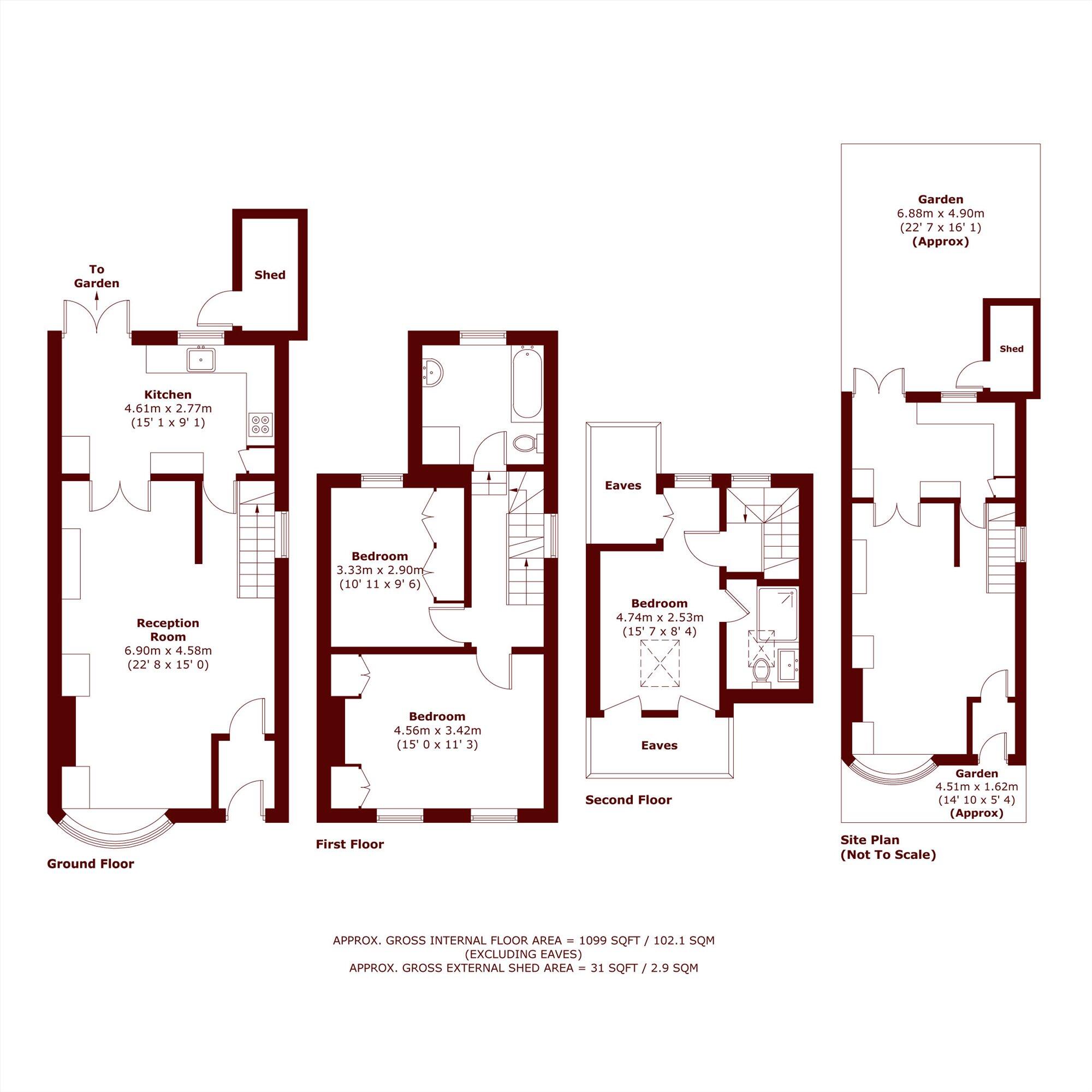 Worple Street, East Sheen floorplan