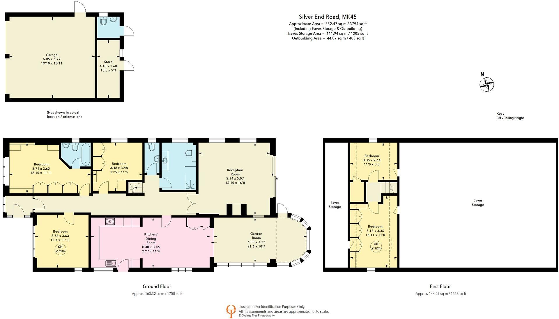 Silver End Road, Haynes, MK45 floorplan