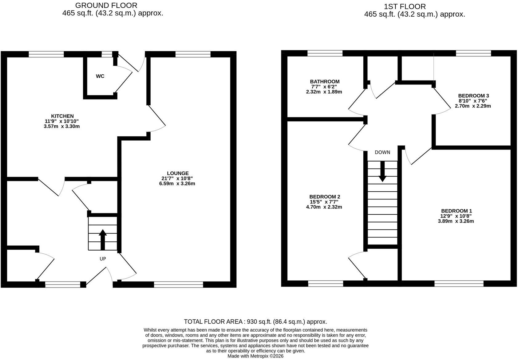 Queensway, Grimsby, DN37 floorplan