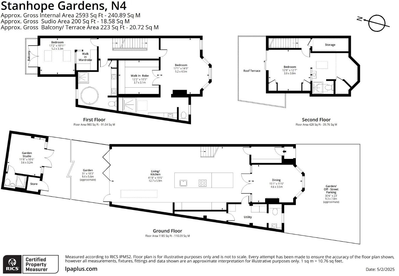 Stanhope Gardens, Haringay, London, N4 floorplan