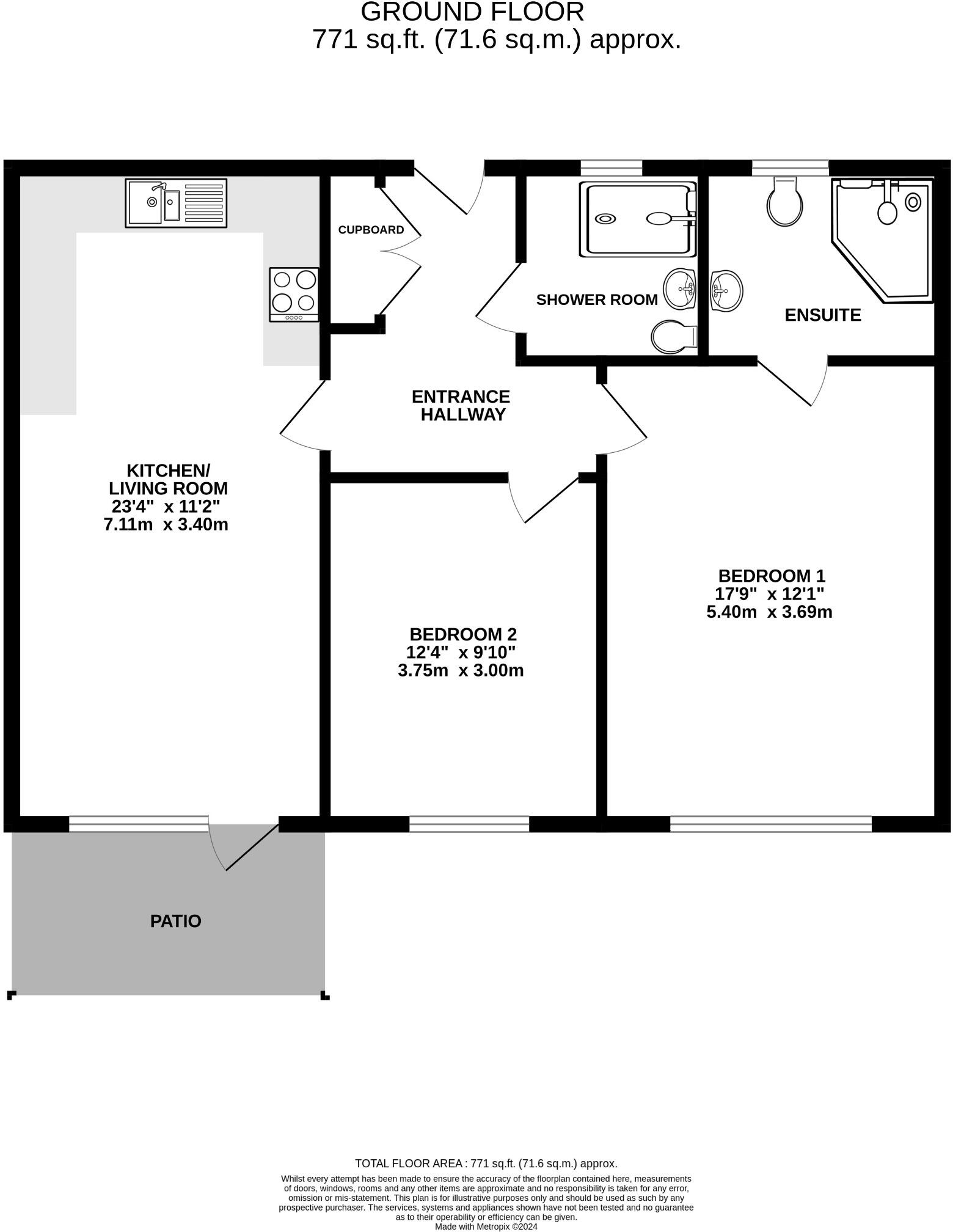 Friary Meadow, Titchfield floorplan