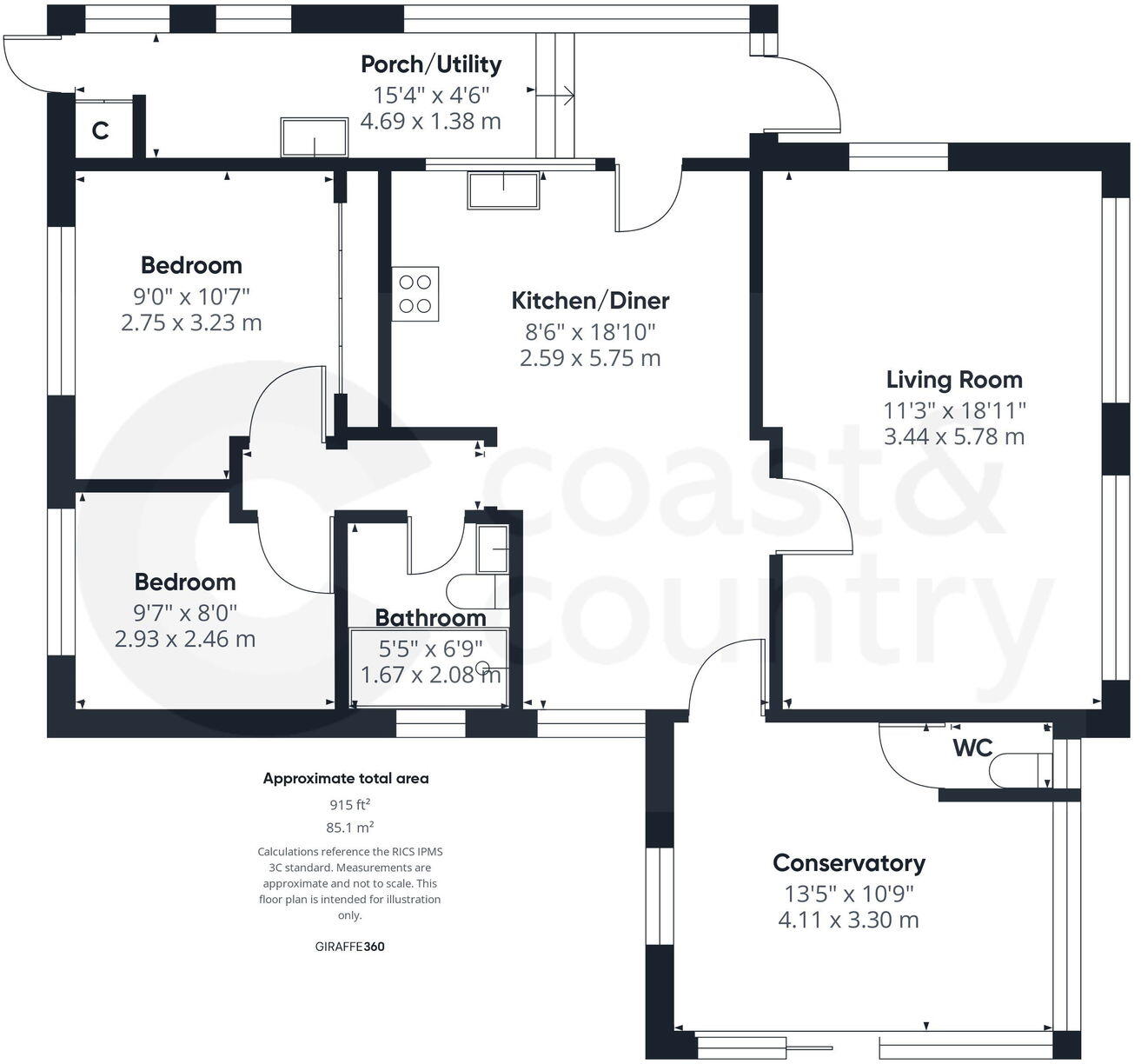 Wear Farm, Newton Road, Bishopsteignton floorplan