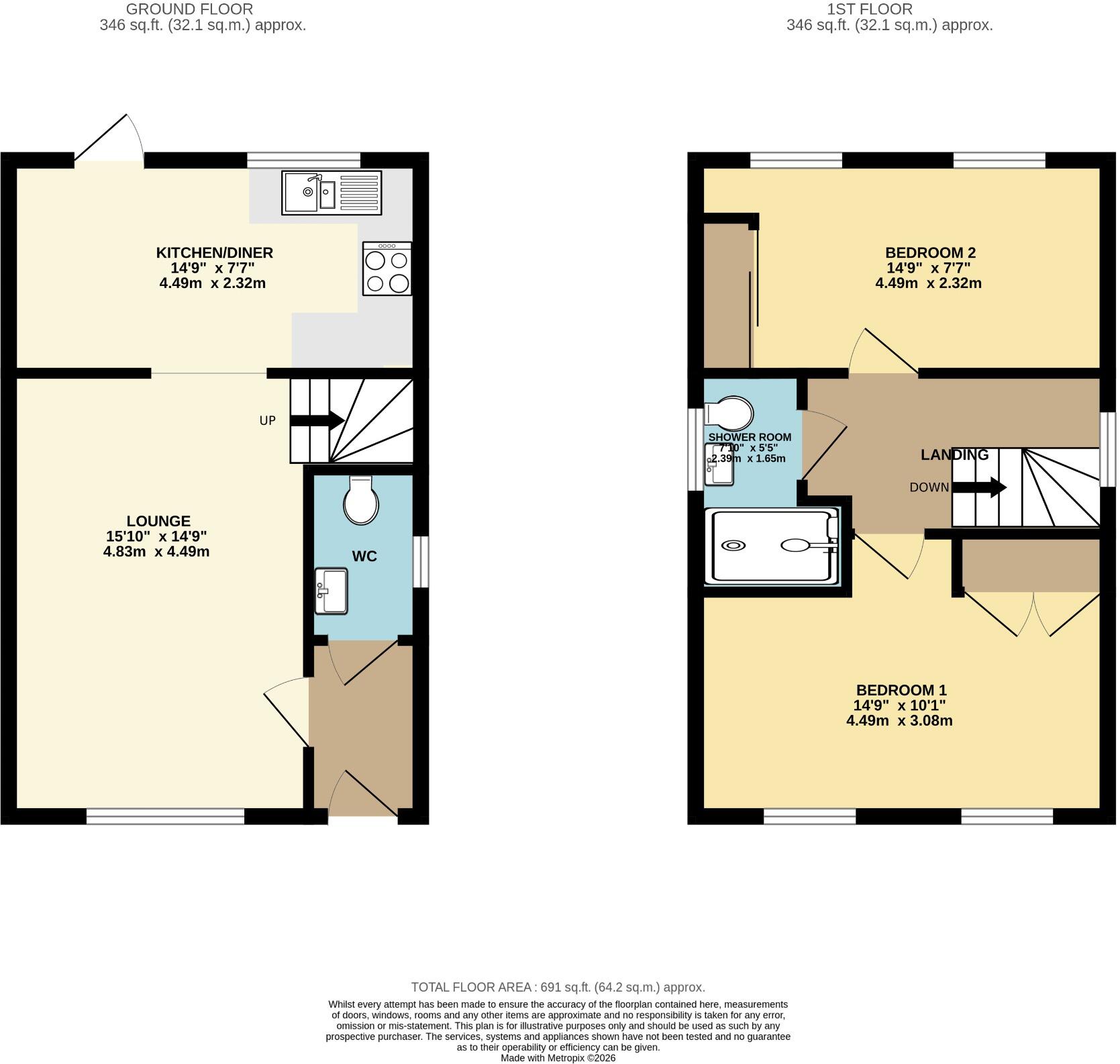 Spruce Avenue, Waterlooville floorplan