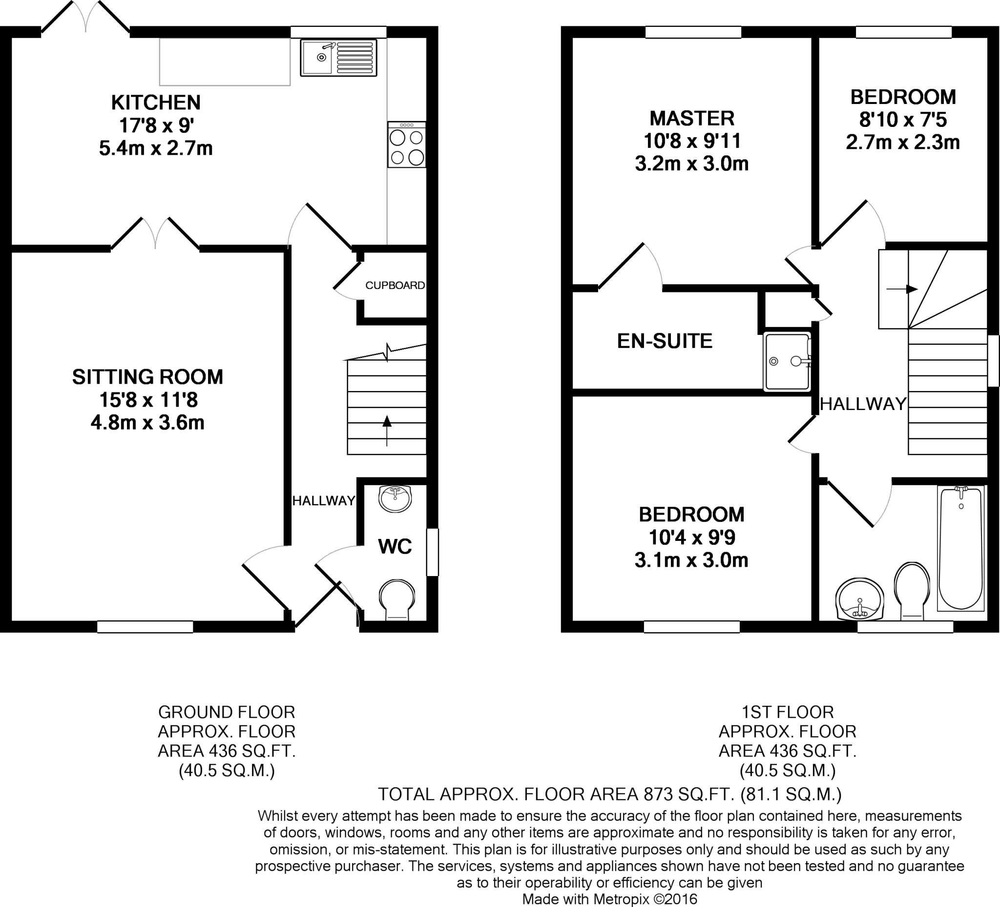 Warren Avenue, Saxmundham floorplan