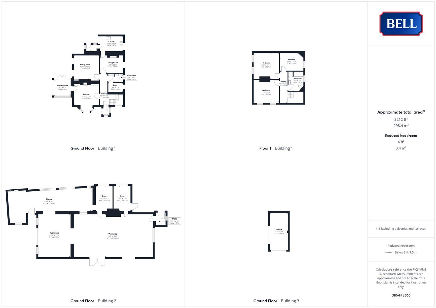 The Old School House & Former School Room, 8 Fen Road, East Kirkby, Spilsby floorplan