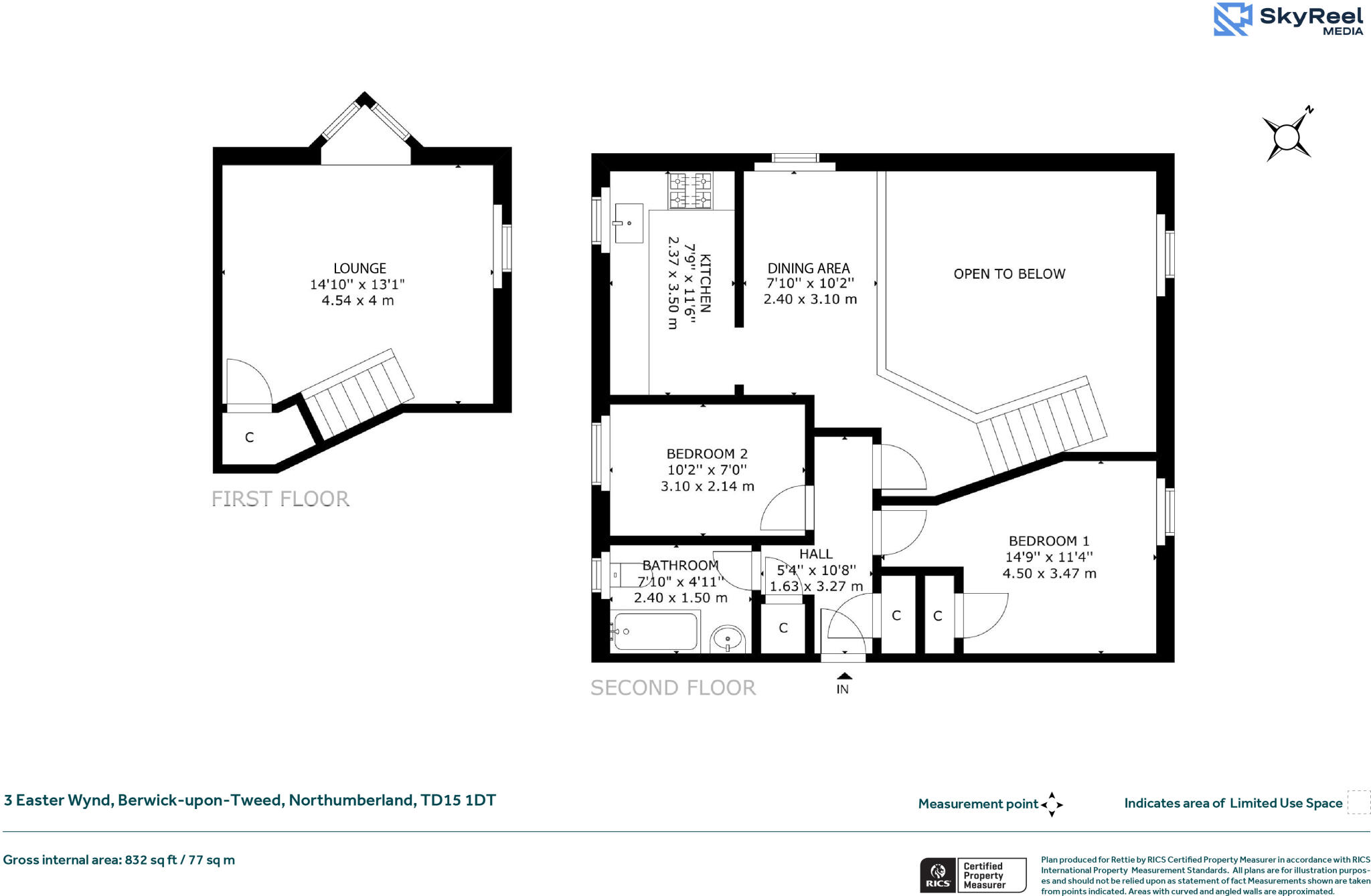 3, Easter Wynd, Berwick-upon-Tweed, Northumberland floorplan