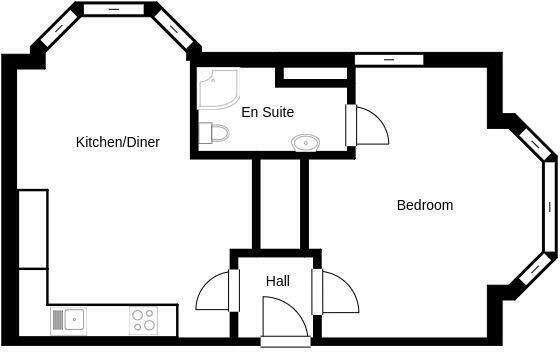 Park Suites, Arboretum, Nottingham, NG7 floorplan