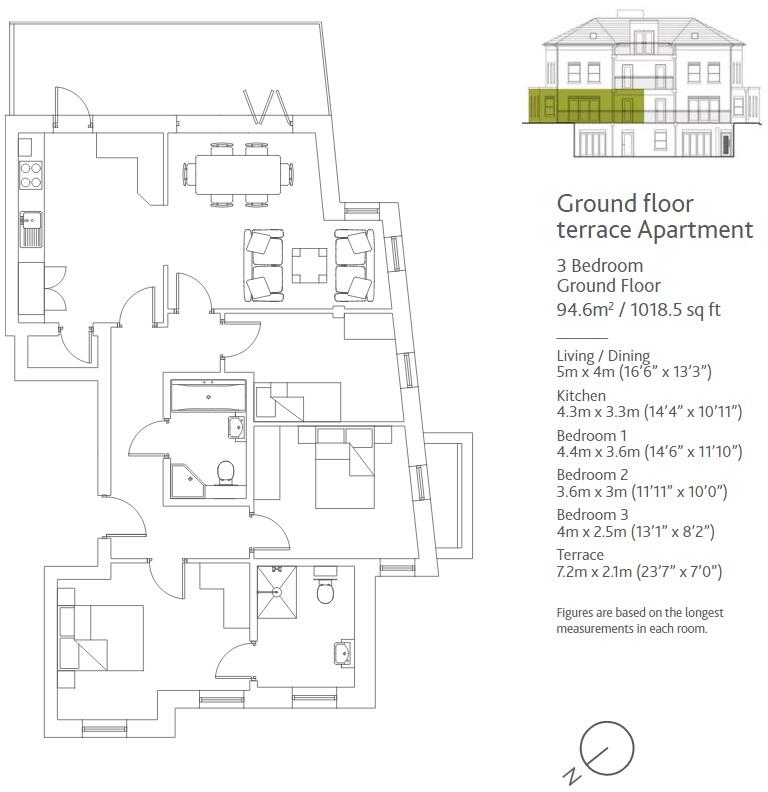 Tenterden Grove, London, NW4 floorplan
