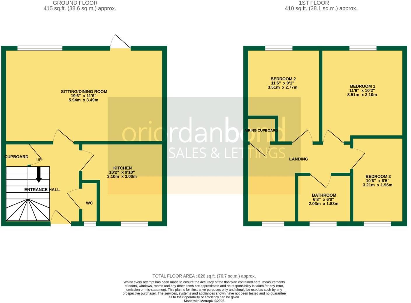 Brackenfield Square, Southfields, Northampton NN3 floorplan