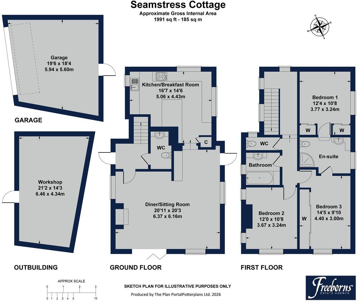 Chillington, Kingsbridge floorplan