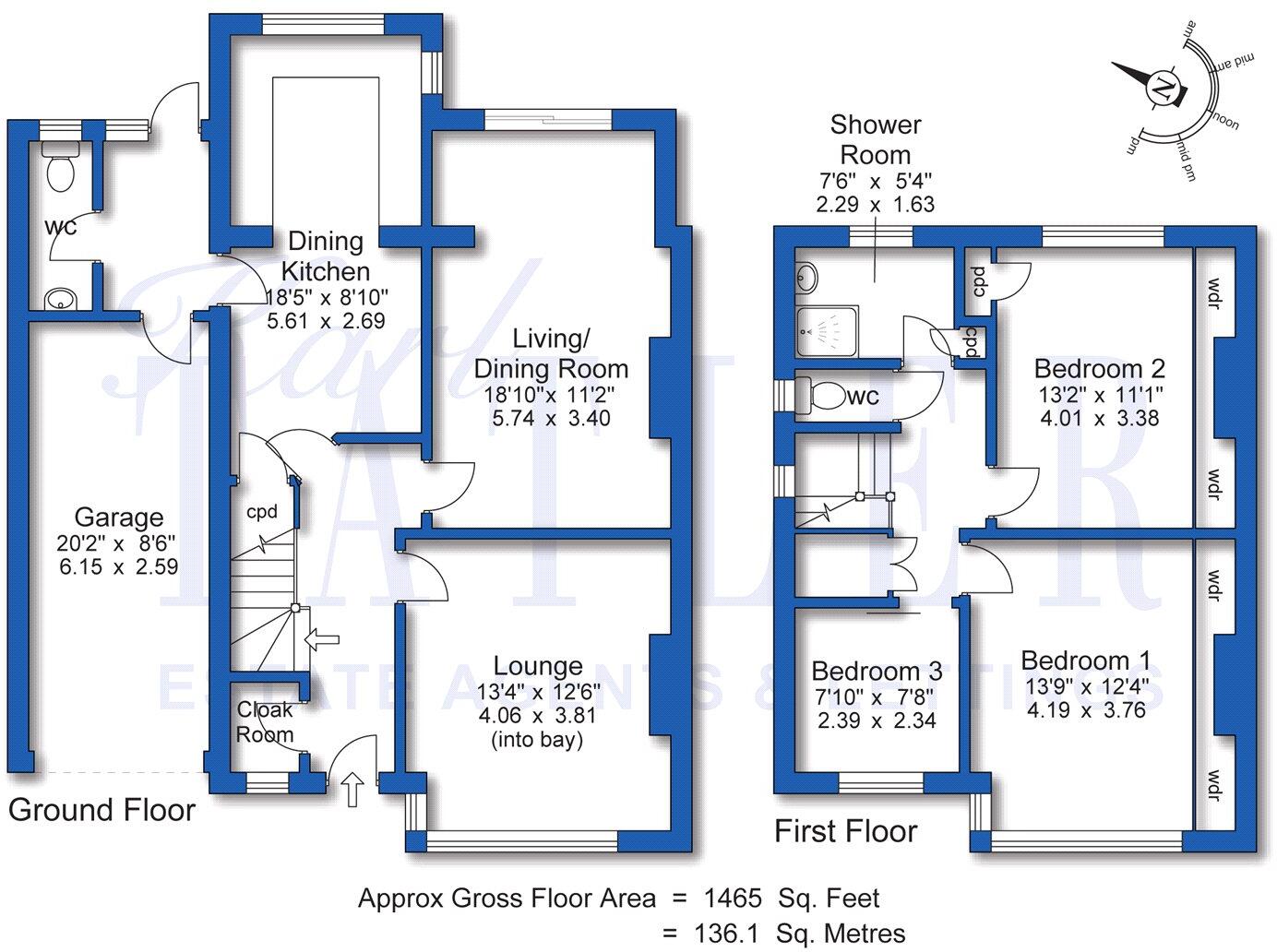Sunnybank, Higher Bebington, Wirral floorplan