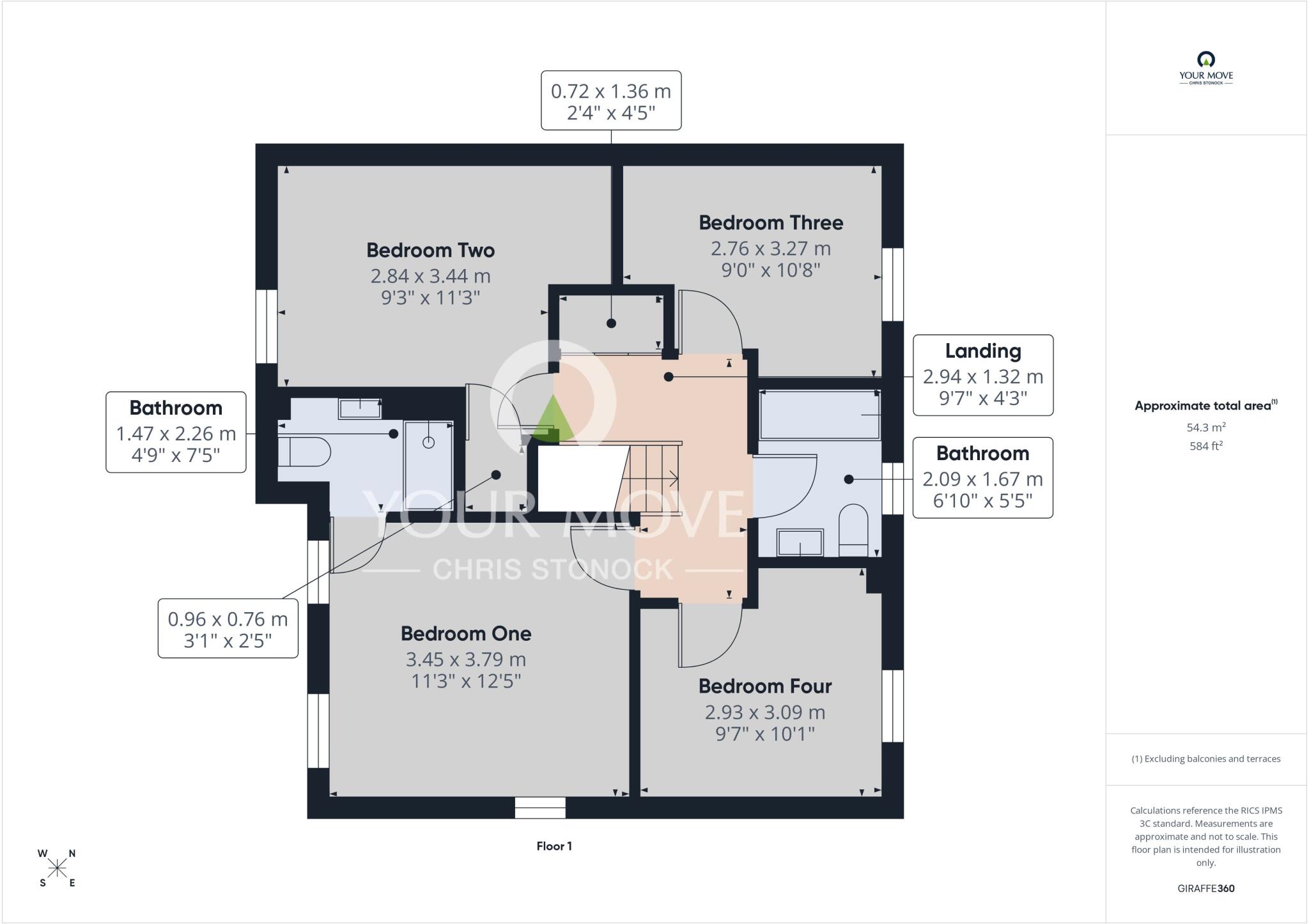 Casterton Close, Sunderland, Tyne and Wear, SR3 floorplan