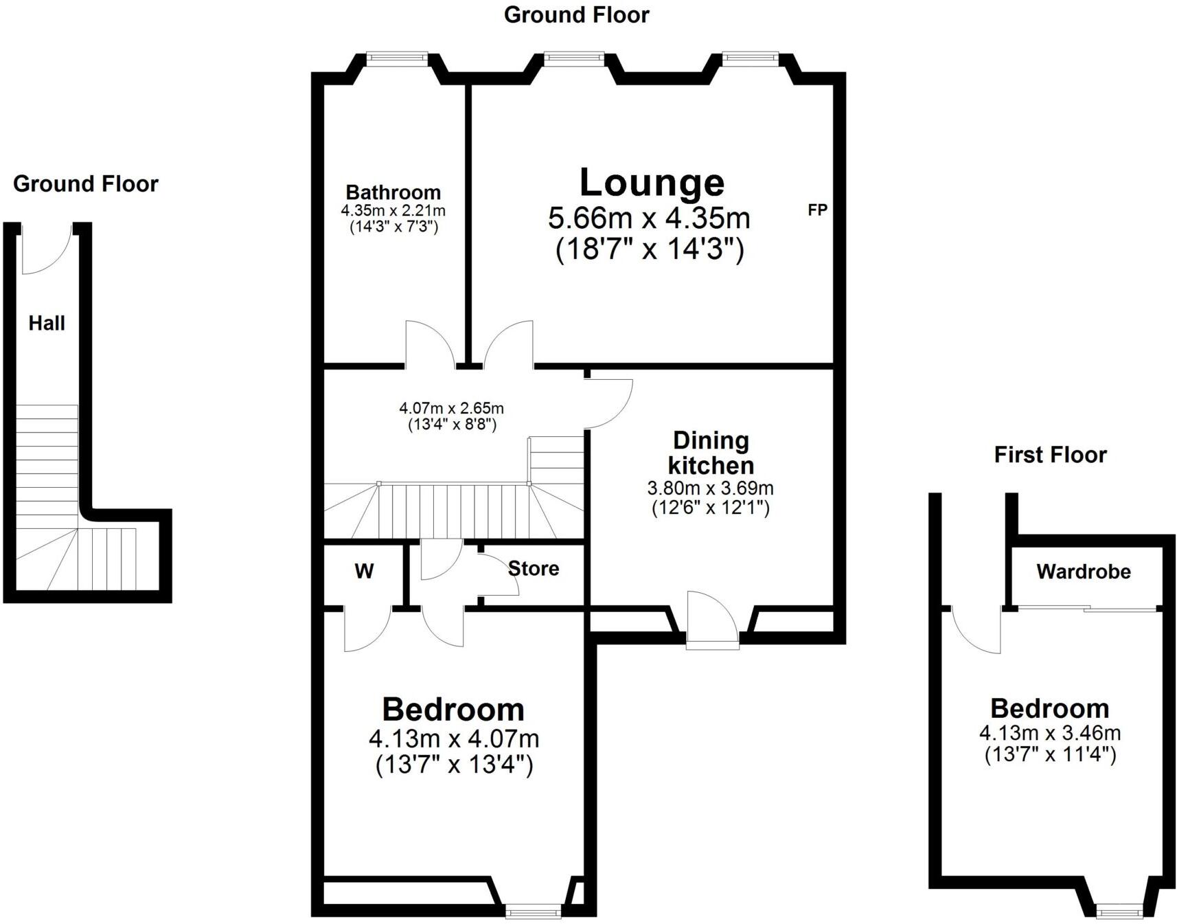 3A Barns Terrace, Ayr, KA7 2DB floorplan