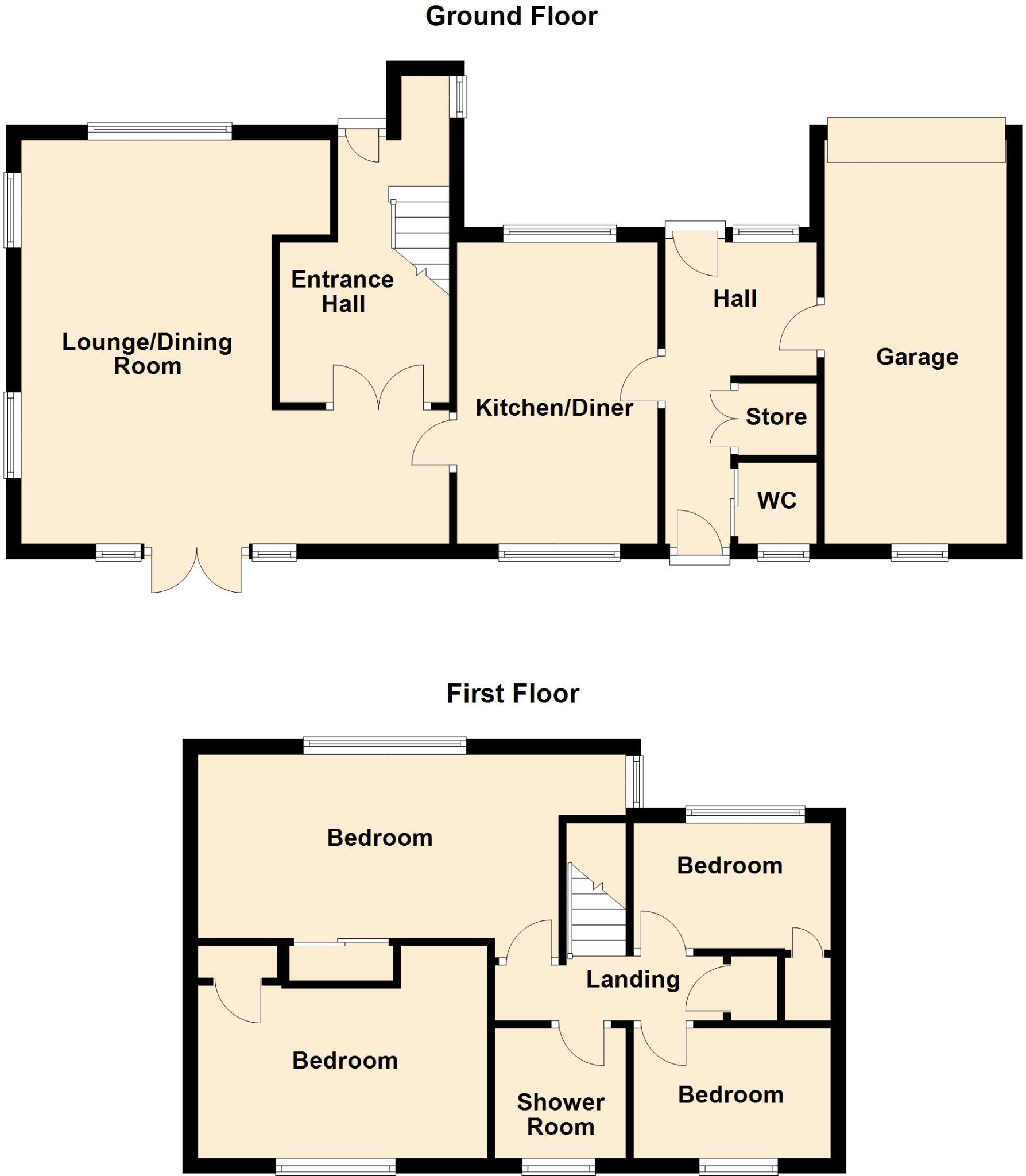 Whitlow, Saundersfoot, Pembrokeshire, SA69 floorplan