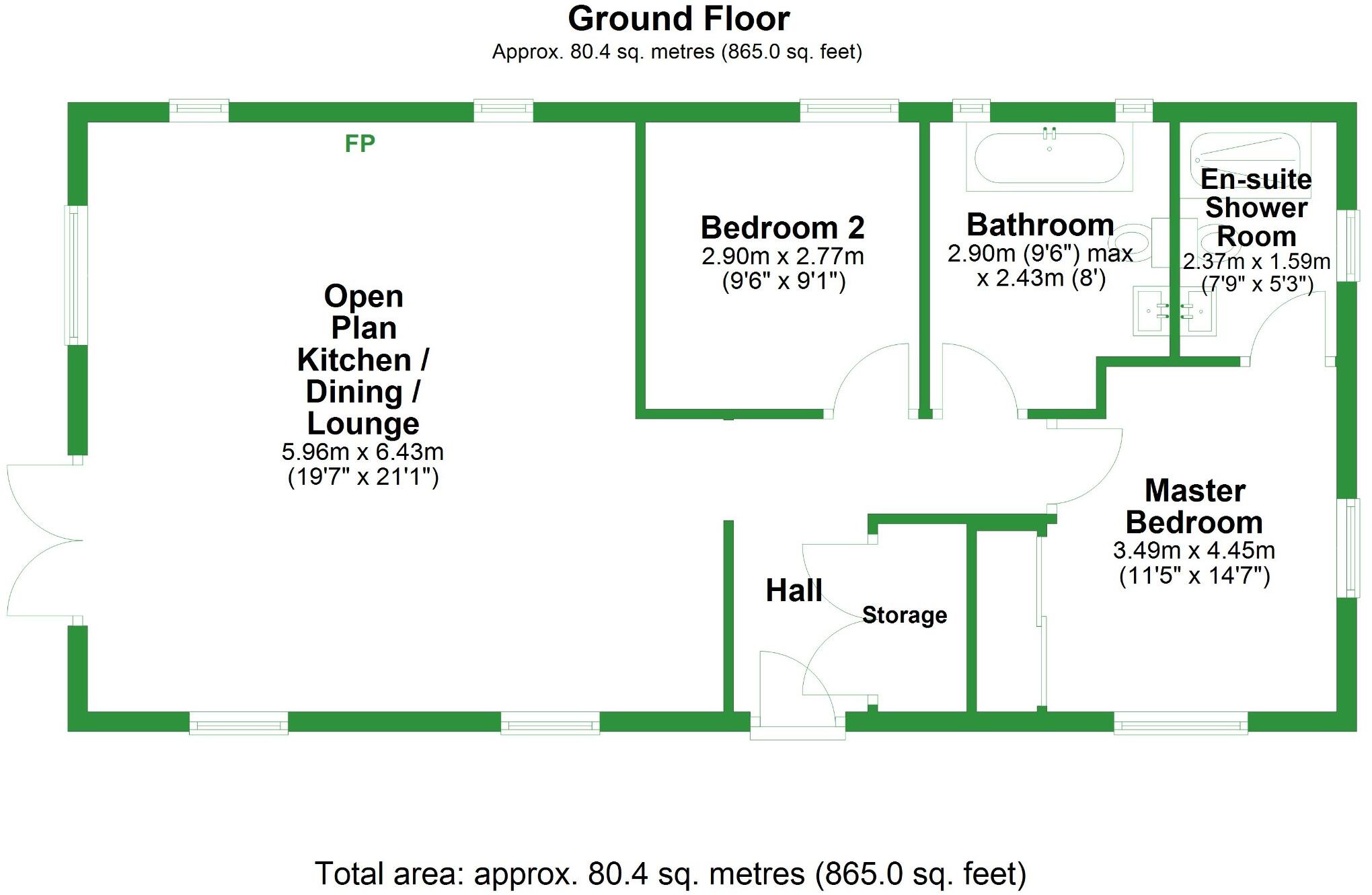 Ribble Valley View, Old Langho Road, Old Langho, Blackburn, Lancs BB6 floorplan