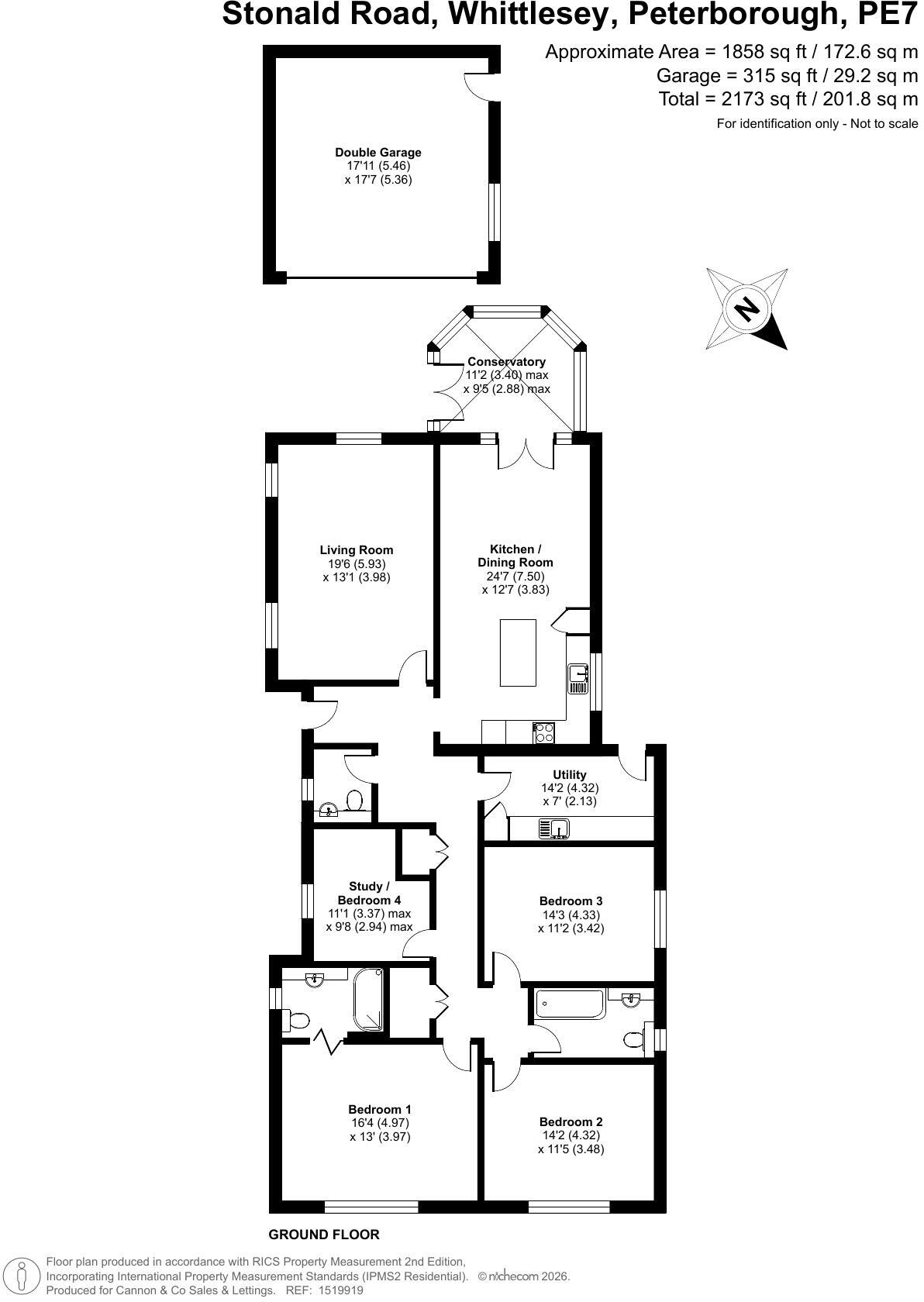 Stonald Road, Whittlesey, Peterborough, Cambridgeshire floorplan