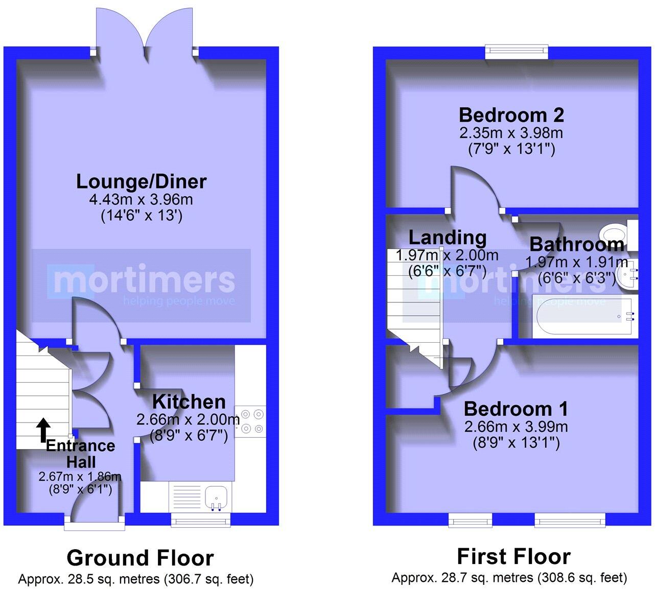 Kiln Close, Clitheroe, Lancashire, BB7 floorplan